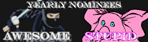 Awesome & Stupid users of the week/month/year at the Awesome Theory